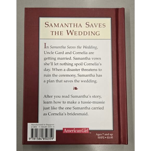 Samantha Saves the Wedding The American Girls Short Story Collection - Picture 3 of 11
